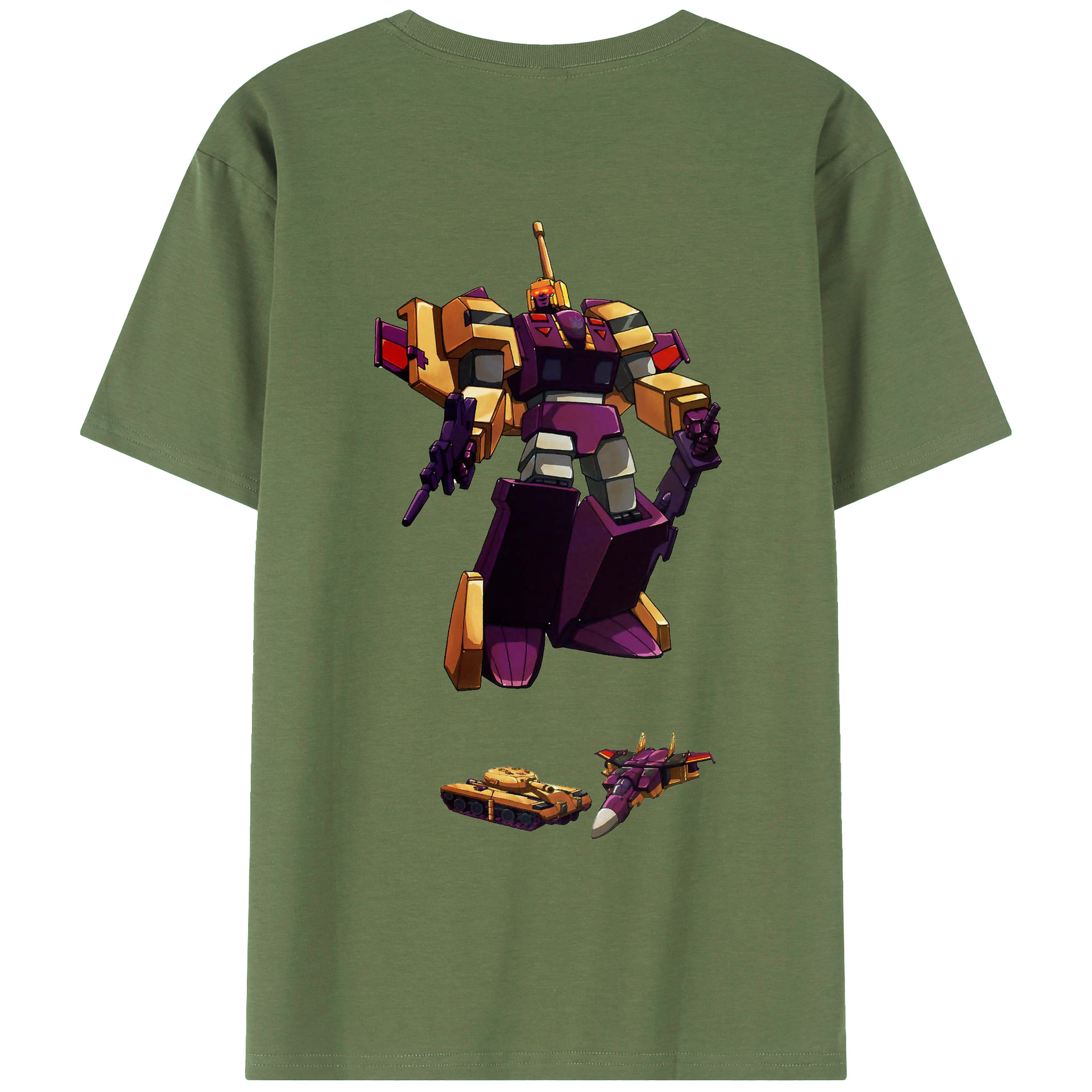 （画像用）  綿100％ メンズ半袖Tシャツ（バックプリント） 通気性